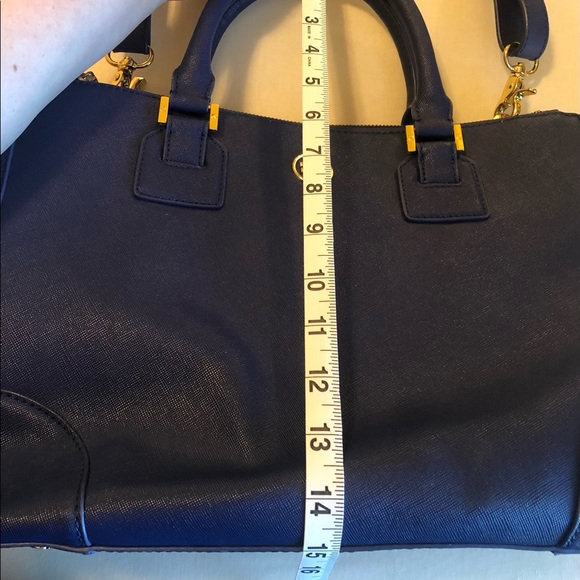 GUC Tory Burch Robinson Luggage Double-Zip Tote - Picture 8 of 11